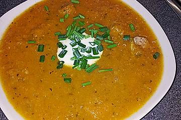 Gemüsesuppe mit Pfiff