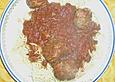 Spaghetti mit Tomatensauce und Hackfleischb&auml;llchen