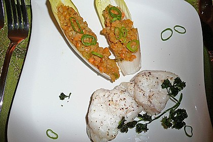 Seeteufel mit kleinem Linsensalat 1