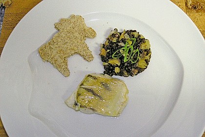 Seeteufel mit kleinem Linsensalat 2