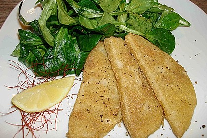 Gebackener Sellerie mit Feldsalat