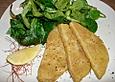 Gebackener Sellerie mit Feldsalat