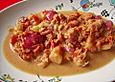 Radieschen, pikant und zerstampft