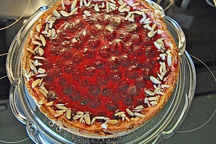 Quench - Schmand - Kuchen mit Kirschen