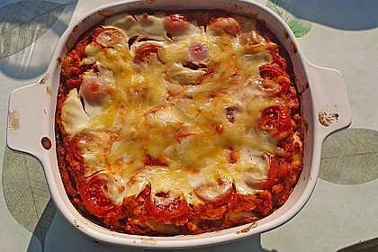 Vegetarische Lasagne mit Tofu 2