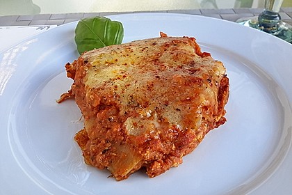 Vegetarische Lasagne mit Tofu 3