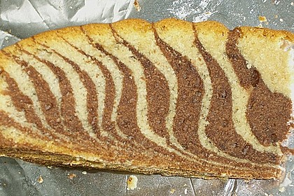 Marmorkuchen mit Tigerstreifen