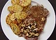 Champignon - Rostbraten mit Rosmarinkartoffeln