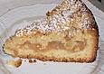 Apfel - Wein - Kuchen mit  Vanillepudding und Streuseln