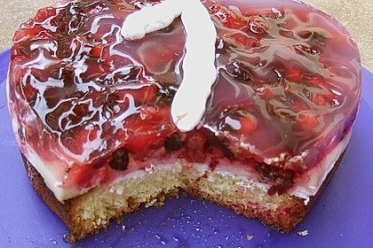 Beerenkuchen mit Vanillecreme 1