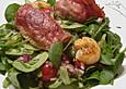 Saltimbocca vom Seeteufel an Rapunzelsalat