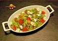 Tomaten - Bohnen - Salat mit Feta