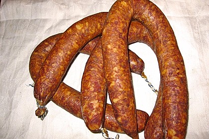 Rohpolnische Wurst selber machen 2