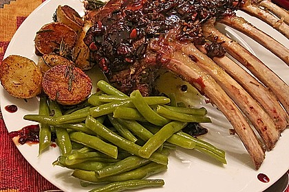 Lammkarree mit Rotwein - Balsamico Reduktion 3