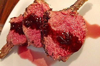 Lammkarree mit Rotwein - Balsamico Reduktion 5