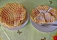 Waffeln mit Apfelst&uuml;cken