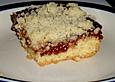 Puddingkuchen mit Streuseln vom Blech