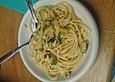 Schmand - Nudeln mit Zucchini