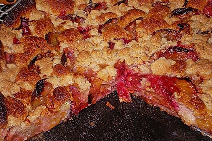 Apfel- oder Pflaumenstreuselkuchen 1