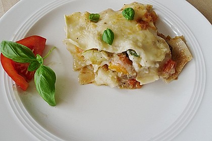 Gem&uuml;se - Lasagne mit Auberginen