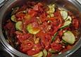 Zucchini - Paprika - Nudel - Auflauf