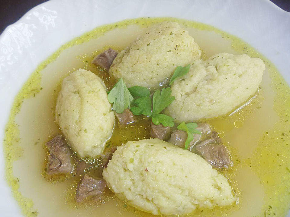 Grießklößchen mit Petersilie (Rezept mit Bild) | Chefkoch.de