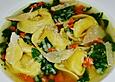 Tortellini - Spinat - Suppe