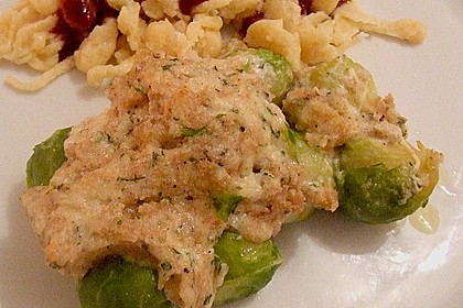 Rosenkohl mit knuspriger K&auml;sekruste 8