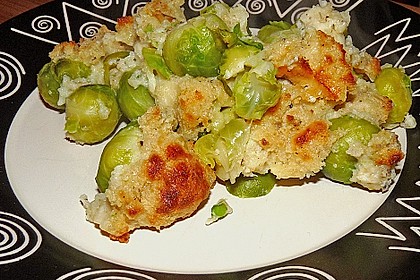 Rosenkohl mit knuspriger K&auml;sekruste 10