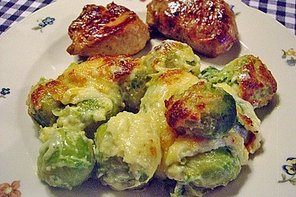 Rosenkohl mit knuspriger K&auml;sekruste 13