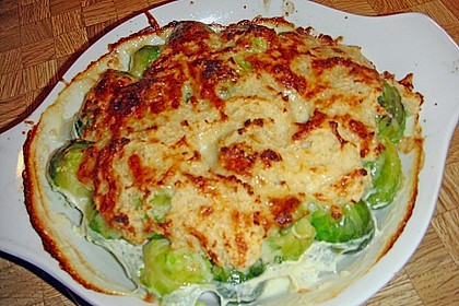 Rosenkohl mit knuspriger K&auml;sekruste 15