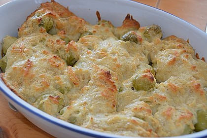 Rosenkohl mit knuspriger K&auml;sekruste 16