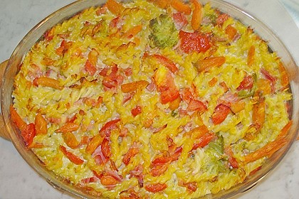 Feinster Nudelauflauf