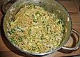 Spaghettipuffer mit Schinken und Zucchini