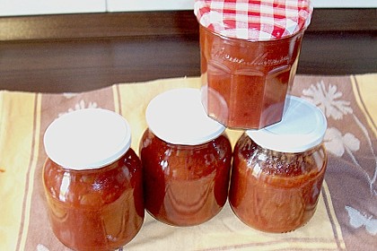 Pflaumen - Apfel - Zimt Marmelade 3