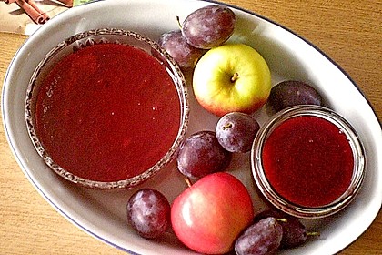 Pflaumen - Apfel - Zimt Marmelade 2