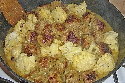 Orientalische Blumenkohl - Hackfleisch - Pfanne 1