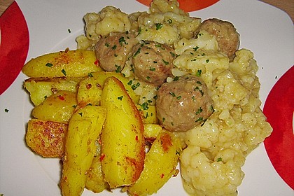 Orientalische Blumenkohl - Hackfleisch - Pfanne 4