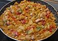 Kartoffel - Puten - Pfanne mit Paprika