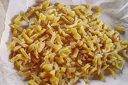 Kandierter Ingwer und Ingwer - Orangensirup 4