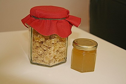 Kandierter Ingwer und Ingwer - Orangensirup 2