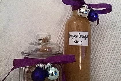 Kandierter Ingwer und Ingwer - Orangensirup 10