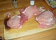 Puppchens gef&uuml;llte Schweiner&uuml;ckensteaks