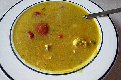 Asiatische H&uuml;hnersuppe