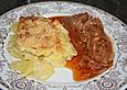 Schnelles Kartoffelgratin mit Sauce B&eacute;chamel
