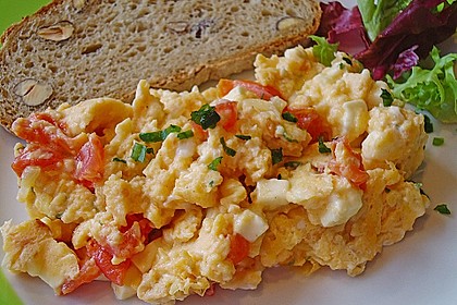 R&uuml;hrei mit Tomate und Schafsk&auml;se 7