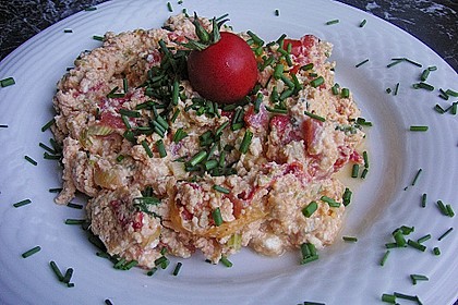 R&uuml;hrei mit Tomate und Schafsk&auml;se 8