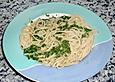 Spaghetti mit Spinatsauce