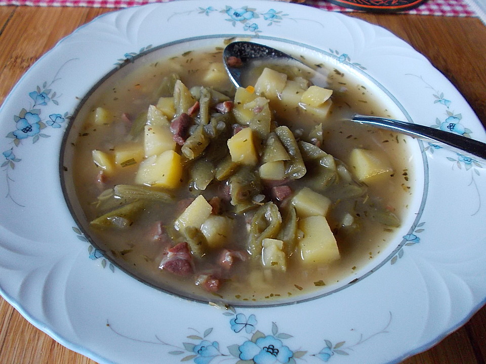 Kartoffel - Bohnen - Suppe (Rezept mit Bild) von heimwerkerkönig ...