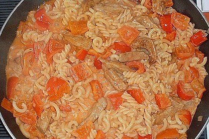 Paprika - Schnitzel - Pfanne 3